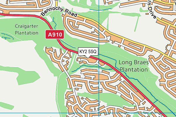 KY2 5SQ map - OS VectorMap District (Ordnance Survey)