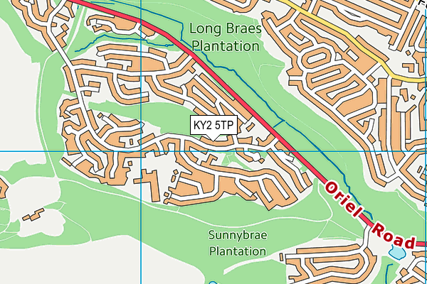 KY2 5TP map - OS VectorMap District (Ordnance Survey)