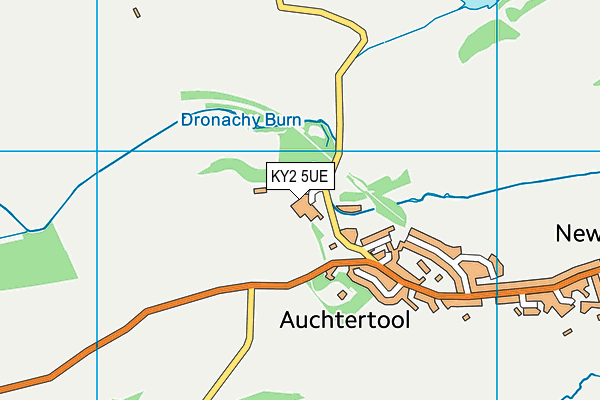 KY2 5UE map - OS VectorMap District (Ordnance Survey)