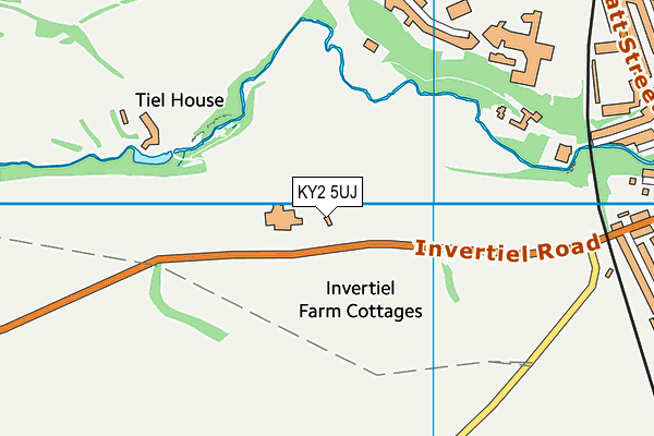 KY2 5UJ map - OS VectorMap District (Ordnance Survey)
