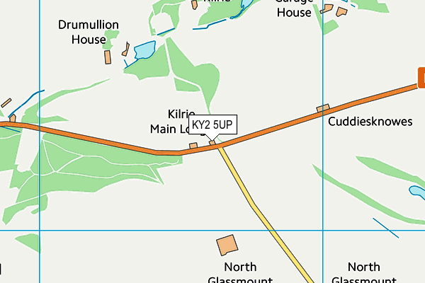 KY2 5UP map - OS VectorMap District (Ordnance Survey)