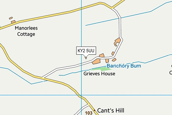 KY2 5UU map - OS VectorMap District (Ordnance Survey)