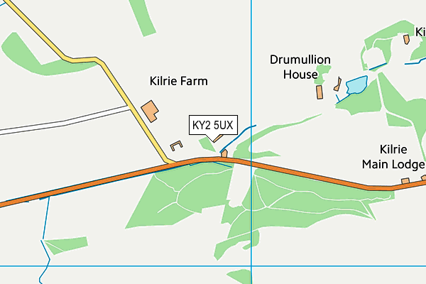 KY2 5UX map - OS VectorMap District (Ordnance Survey)