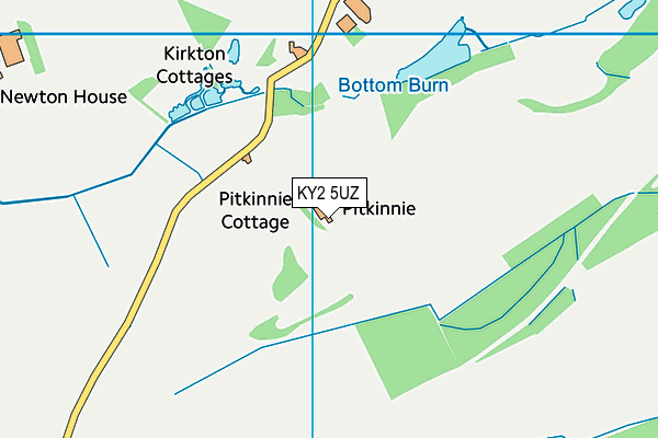 KY2 5UZ map - OS VectorMap District (Ordnance Survey)