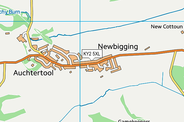 KY2 5XL map - OS VectorMap District (Ordnance Survey)