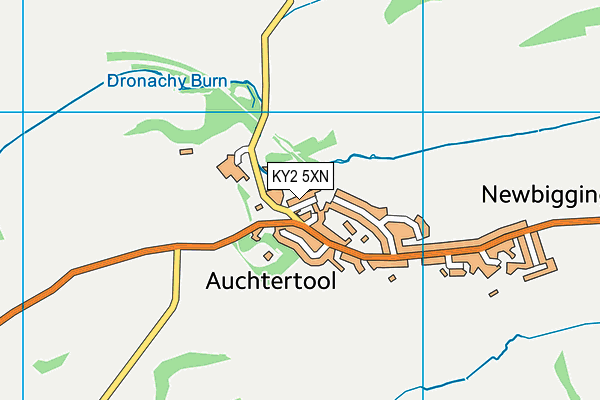 KY2 5XN map - OS VectorMap District (Ordnance Survey)