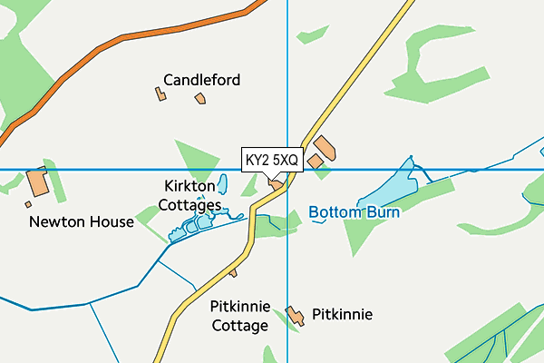 KY2 5XQ map - OS VectorMap District (Ordnance Survey)