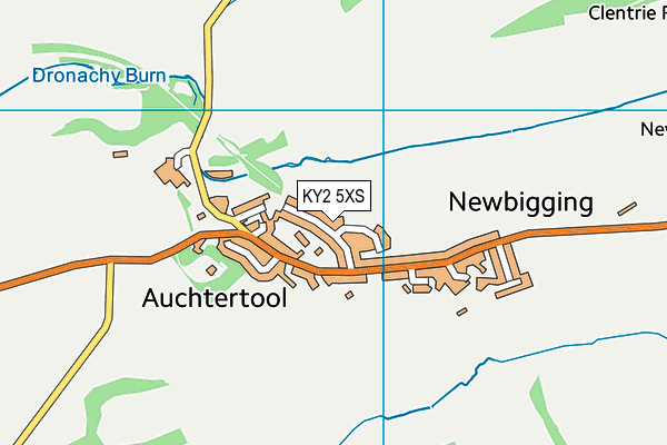 KY2 5XS map - OS VectorMap District (Ordnance Survey)