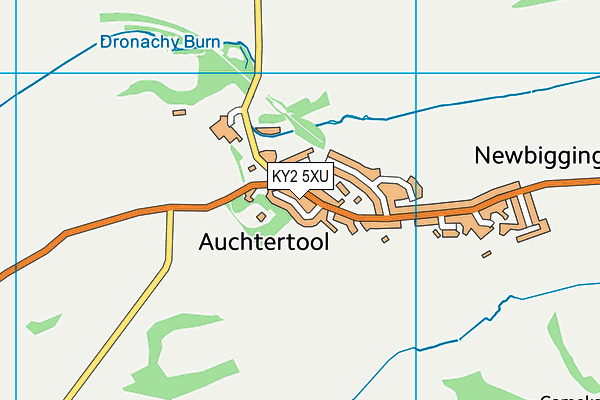 KY2 5XU map - OS VectorMap District (Ordnance Survey)
