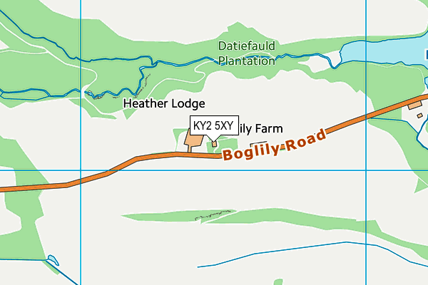 KY2 5XY map - OS VectorMap District (Ordnance Survey)