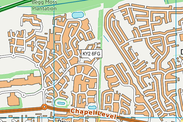 KY2 6FG map - OS VectorMap District (Ordnance Survey)