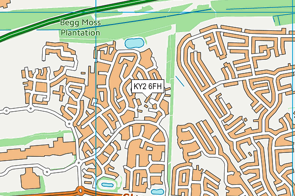 KY2 6FH map - OS VectorMap District (Ordnance Survey)