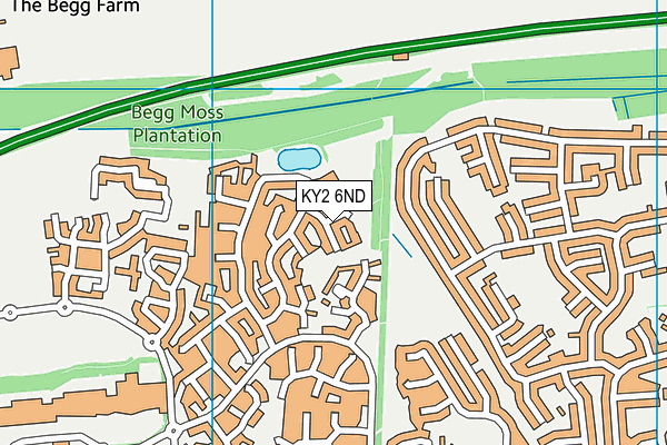 KY2 6ND map - OS VectorMap District (Ordnance Survey)