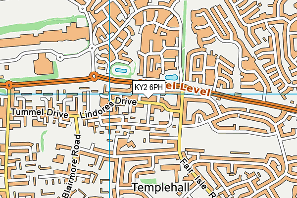KY2 6PH map - OS VectorMap District (Ordnance Survey)