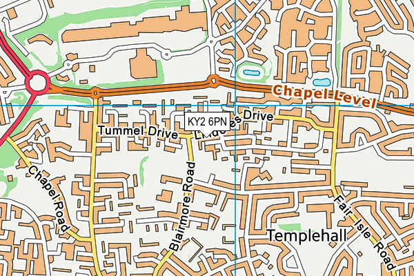 KY2 6PN map - OS VectorMap District (Ordnance Survey)