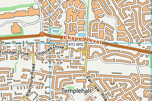 KY2 6PQ map - OS VectorMap District (Ordnance Survey)