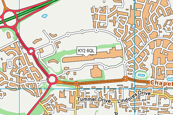 KY2 6QL map - OS VectorMap District (Ordnance Survey)