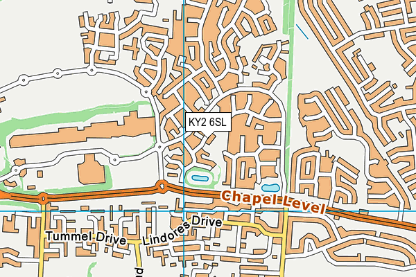 KY2 6SL map - OS VectorMap District (Ordnance Survey)