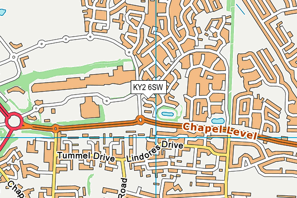 KY2 6SW map - OS VectorMap District (Ordnance Survey)