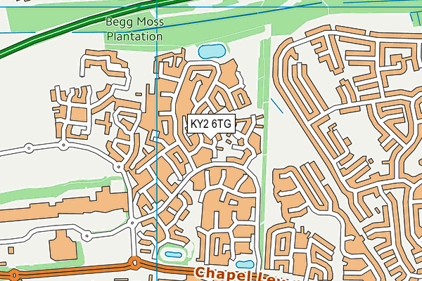 KY2 6TG map - OS VectorMap District (Ordnance Survey)