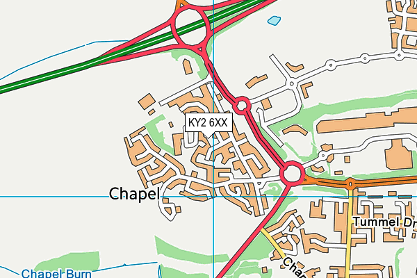 KY2 6XX map - OS VectorMap District (Ordnance Survey)