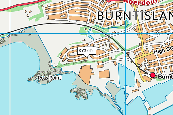 KY3 0DJ map - OS VectorMap District (Ordnance Survey)