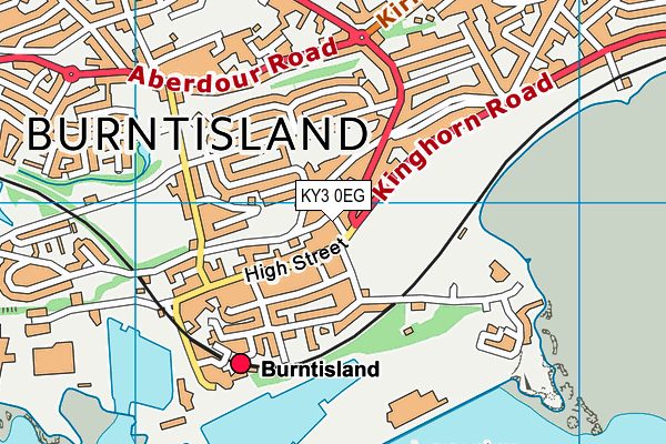 KY3 0EG map - OS VectorMap District (Ordnance Survey)