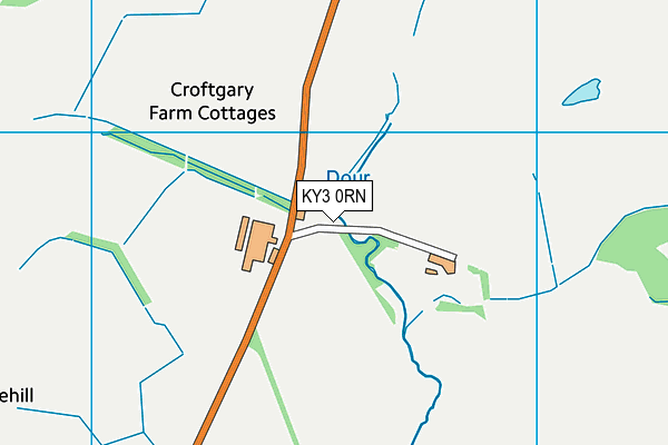 KY3 0RN map - OS VectorMap District (Ordnance Survey)
