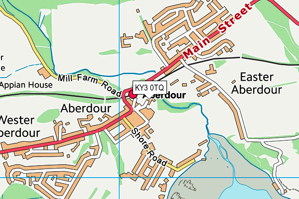 KY3 0TQ map - OS VectorMap District (Ordnance Survey)