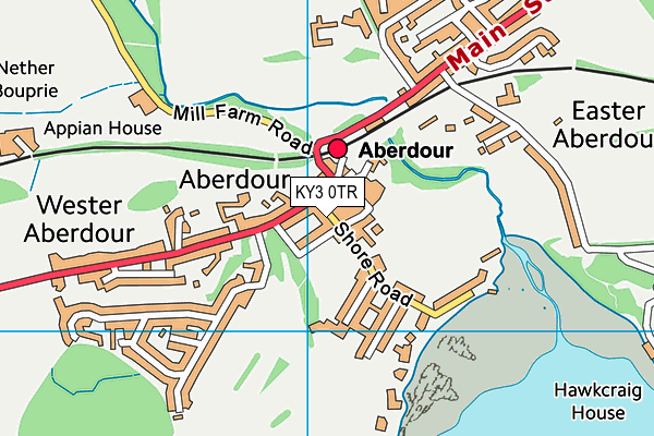 Map of ABERDOUR PSYCHOLOGY AND PSYCHOTHERAPY SERVICES LIMITED at district scale