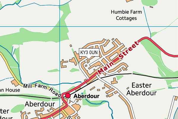 KY3 0UN map - OS VectorMap District (Ordnance Survey)