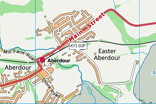 KY3 0UP map - OS VectorMap District (Ordnance Survey)