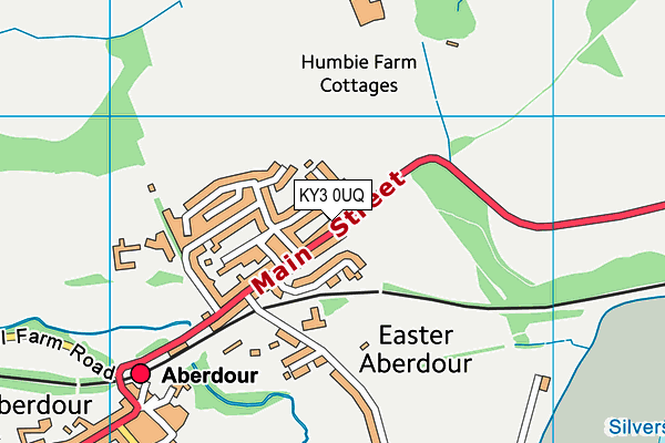 KY3 0UQ map - OS VectorMap District (Ordnance Survey)