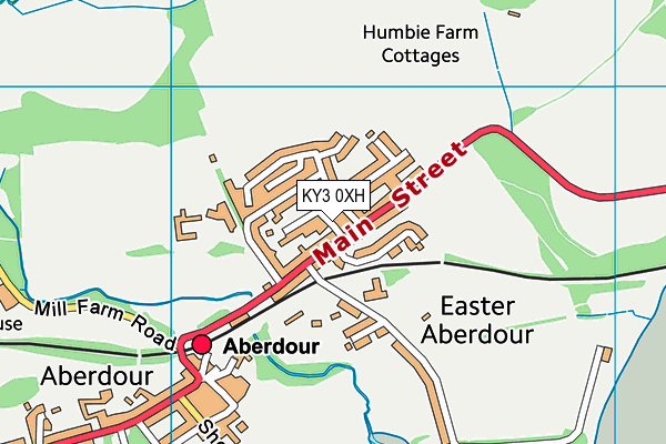 KY3 0XH map - OS VectorMap District (Ordnance Survey)