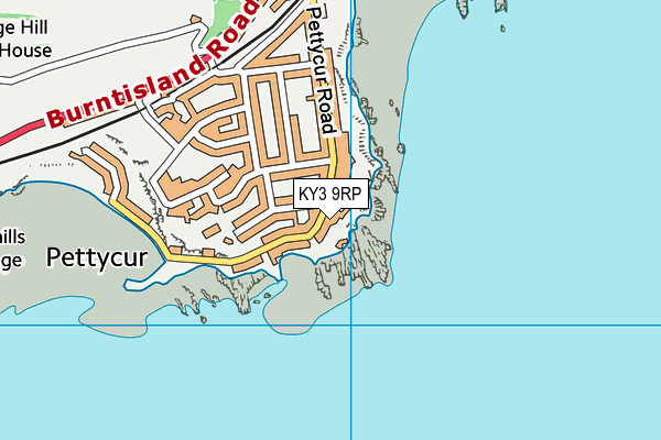 KY3 9RP map - OS VectorMap District (Ordnance Survey)