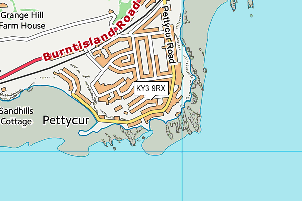 KY3 9RX map - OS VectorMap District (Ordnance Survey)
