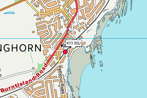 KY3 9SU map - OS VectorMap District (Ordnance Survey)
