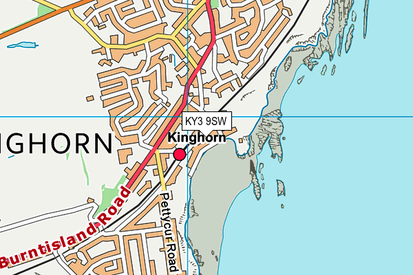 KY3 9SW map - OS VectorMap District (Ordnance Survey)
