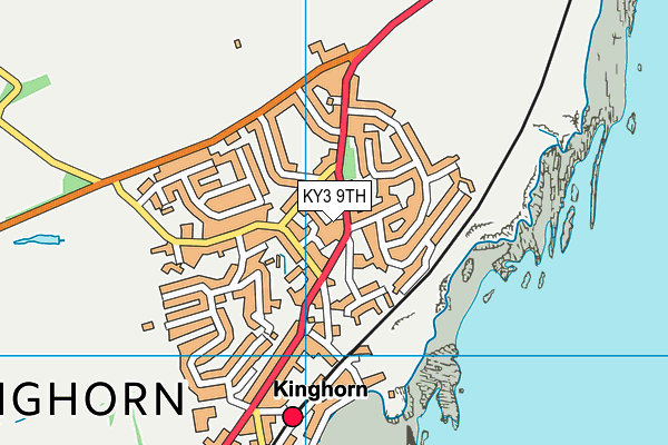 KY3 9TH map - OS VectorMap District (Ordnance Survey)