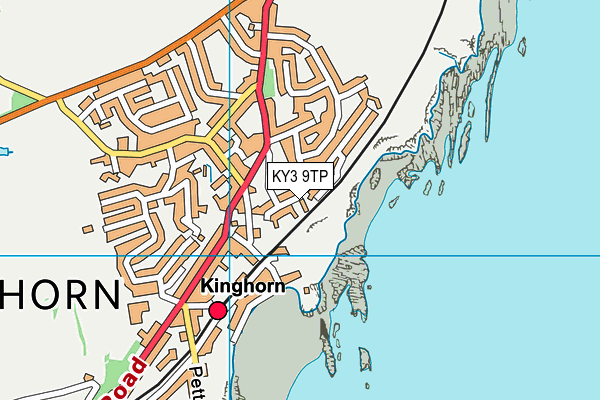KY3 9TP map - OS VectorMap District (Ordnance Survey)