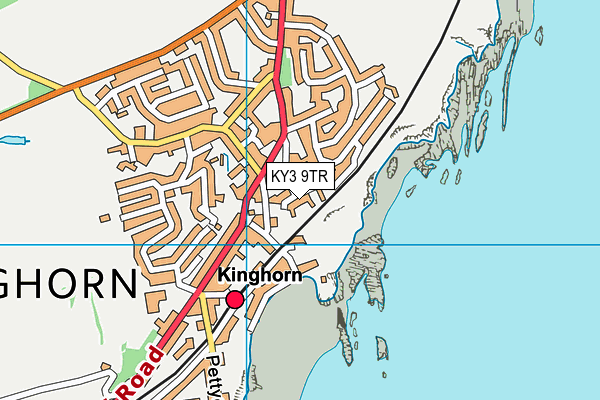 KY3 9TR map - OS VectorMap District (Ordnance Survey)