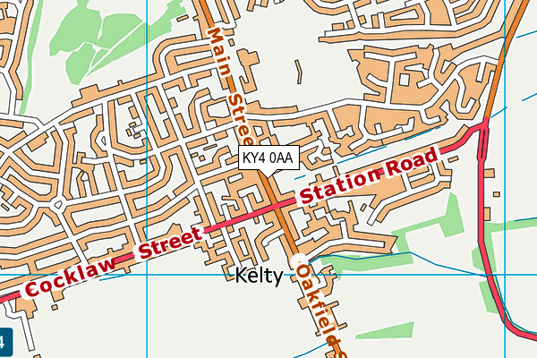 KY4 0AA map - OS VectorMap District (Ordnance Survey)