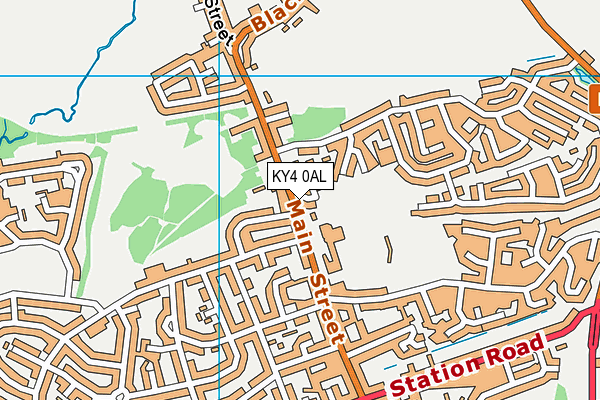 KY4 0AL map - OS VectorMap District (Ordnance Survey)