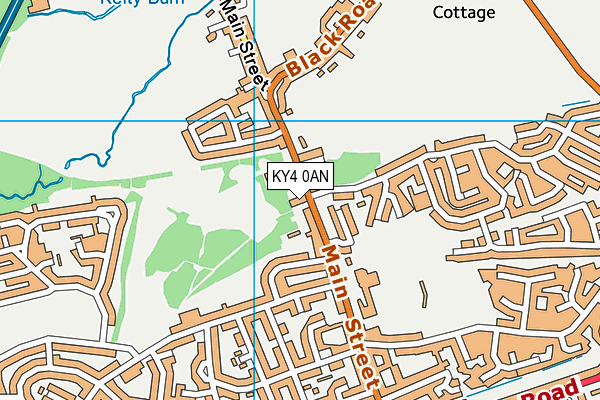KY4 0AN map - OS VectorMap District (Ordnance Survey)