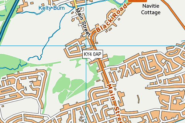 KY4 0AP map - OS VectorMap District (Ordnance Survey)