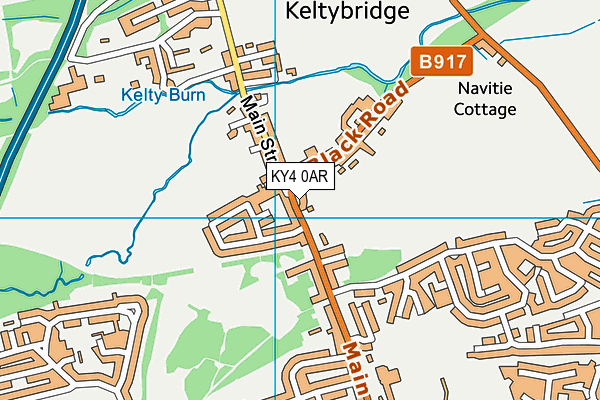 KY4 0AR map - OS VectorMap District (Ordnance Survey)