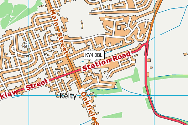 KY4 0BL map - OS VectorMap District (Ordnance Survey)