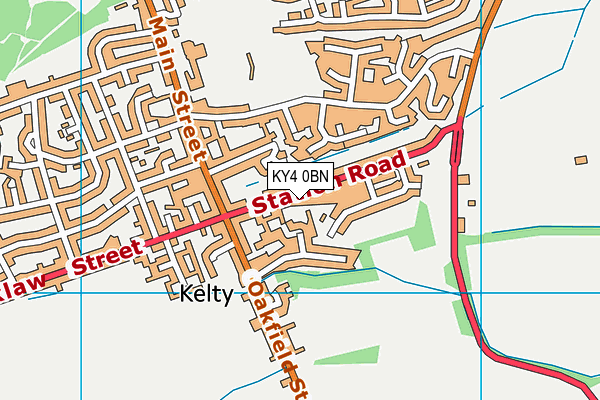 KY4 0BN map - OS VectorMap District (Ordnance Survey)