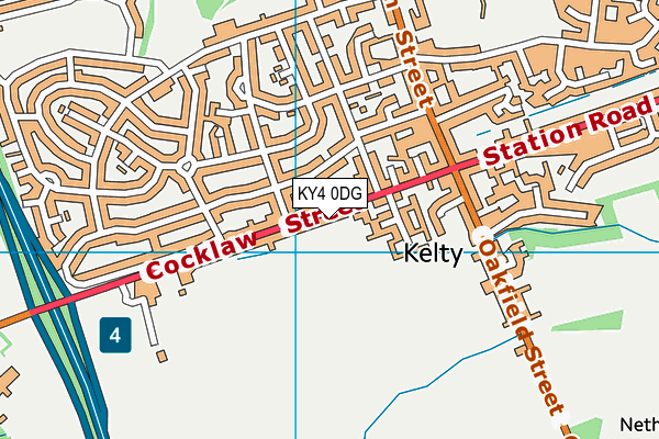 KY4 0DG map - OS VectorMap District (Ordnance Survey)