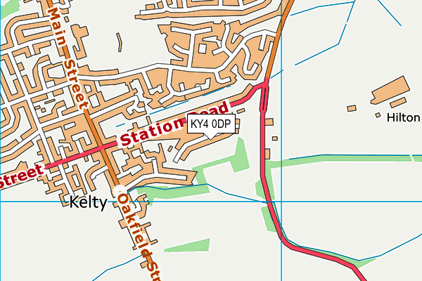 KY4 0DP map - OS VectorMap District (Ordnance Survey)